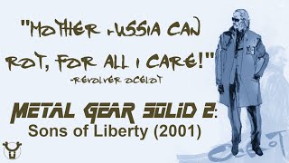 Best MGS2 scene Ocelot reveals the truth BURIES russia [upl. by Nulubez]