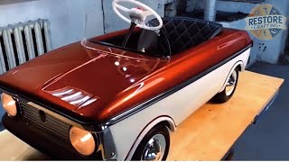 Restoring a 1960s Pedal Car  Meticulous Restoration [upl. by Malilliw784]