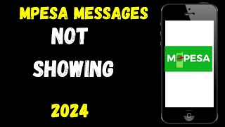 Why Mpesa Messages not showingQUICK FIX [upl. by Neelac]