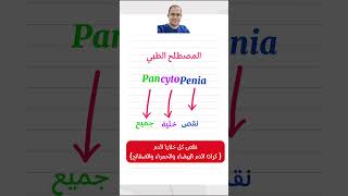 المصطلح الطبي pancytopenia [upl. by Rasec]