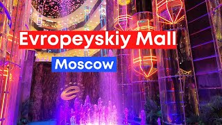 Evropeyskiy European shopping mall Moscow [upl. by Ajiram]