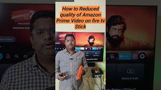 How to Reduced Quality of Amazon Prime video on Fire Tv Stick 🔥shortsfeed firetvstick primevideo [upl. by Alaster863]