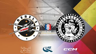 Rebels v Rangers  Div 8  13th October  iceHQ Rec League ice hockey [upl. by Notnert]