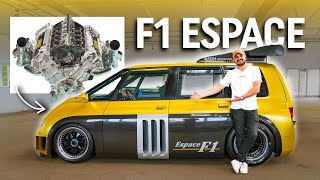 This Renault Espace has an 800bhp F1 V10 engine [upl. by Bright]