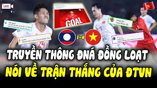 Truyền Thông ĐNÁ Đồng Loạt Nói Về Chiến Thắng quotHỦY DIỆTquot Của ĐTVN Trước Lào Liên Tiếp SIÊU PHẨM [upl. by Breena481]