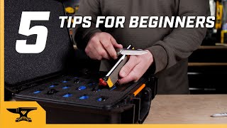 5 Knife Sharpening Tips For Beginners [upl. by Eon419]