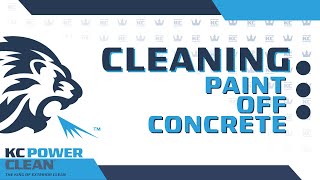 Cleaning paint off concrete in Tustin CA [upl. by Toni945]