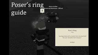 How to get the new posers ring  Deepwoken [upl. by Sellers]