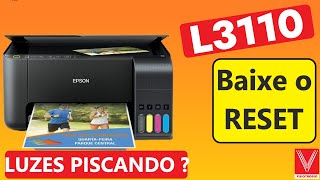 EPSON L3110 RESET  Luzes piscando [upl. by Maudie]