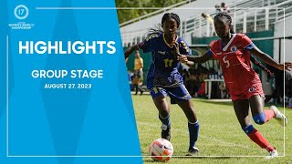 2023 Concacaf Womens Under17 Qualifiers  Matchday 3 Highlights [upl. by Analla]