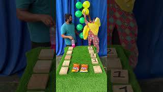 Bottle flip guess Wood amp Pop Balloon shorts game [upl. by Stubstad191]