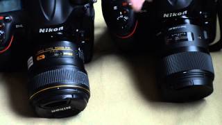 Nikon 35mm 14 AFS G vs Sigma 35mm 14 Art  Focusing Speed [upl. by Windy]