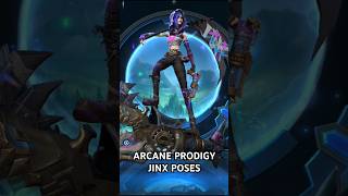 Arcane Prodigy Jinx Poses  Wild Rift [upl. by Yadrahs]