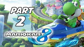 Mario Kart 8 Gameplay Walkthrough Part 2  YOSHI Shell Cup Grand Prix 150cc Wii U Gameplay [upl. by Addison858]