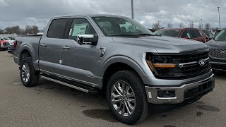 2024 Ford F150 XLT 302A 4X4 in Iconic Silver Metallic Full Walk Around [upl. by Noy]