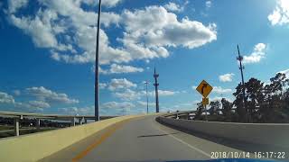 I45 to Grand Parkway HWY 99 W Ramp  Woodlands TX Dashcam Video [upl. by Kluge112]