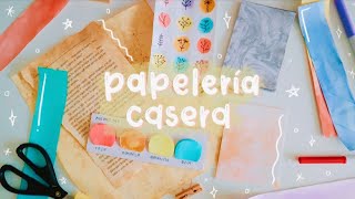 PAPELERÍA CASERA sin IMPRIMIR FÁCIL y ECONÓMICA 🌈✂️ [upl. by Barnett]