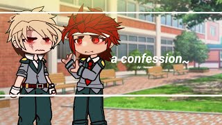 a confession  KiribakuBakukiri  small skit  Gacha Club [upl. by Oisangi]