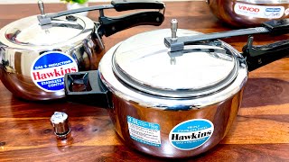 Hawkins New Triply Cooker 35 L Vs Hawkins contura Steel cooker Hawkins cookware Amazon Sale 2023 [upl. by Cand60]