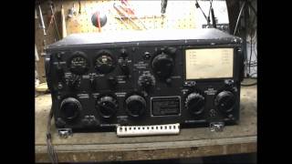 ART13 WWII Collins Radio Transmitter with Autotune [upl. by Bernette149]