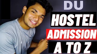 Delhi University Hostel Admission Process  DU Hostel Fees Eligibility Seats Colleges Etc 😍😍 [upl. by Maria]