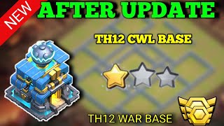 New Best Th12 War Base With Link  Th12 TrophyFarming Base  Base Th12 Terkuat Copy Link 2024 [upl. by Aliek46]