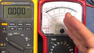 QTV 6  Analog vs Digital Multimeters [upl. by Esinned46]