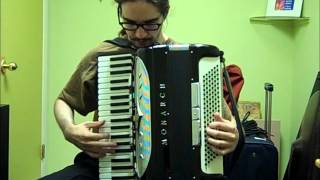 Kongos  Come With Me Now accordion cover [upl. by Viridi]