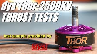 dys THOR2500KV Thrust Tests amp Overview  Powerful Hammer [upl. by Miran]