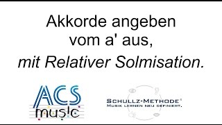 Akkorde angeben mit Relativer Solmisation [upl. by Surovy]