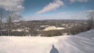 Camelback Mountain Skiing  Pharaoh to Pocono Raceway [upl. by Etteuqaj]