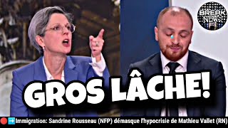 🔴➡️Front Populaire Sandrine Rousseau remet la fessé à un député RN [upl. by Leigh]