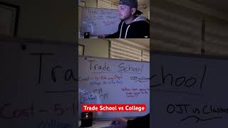 College vs Trade School plumber sewer business [upl. by Malanie]