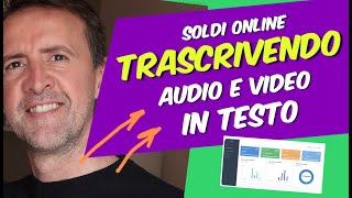 Come fare soldi trascrivendo Audio e Video in automatico [upl. by Airrotal]