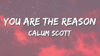 Calum Scott  You Are The Reason Lyrics [upl. by Elocim167]