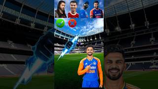 Ronaldo vs Rohit Sharma vs Virat Kohli vs roman reings ✅❎💪shorts cricket viralvideo viratkohli [upl. by Ada]