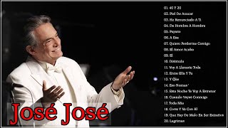 JOSE JOSE NUEVO 2024 20 CACIONES EXITOS DE JOSE JOSE MIX ROMANTICAS 2024 [upl. by Ogires757]