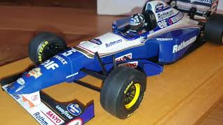 118 Minichamps Damon Hill 1995 Rothmans Conversion  Williams FW17 Renault  Diecast Review [upl. by Amisoc]