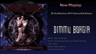 Architecture Of A Genocidal Nature  Dimmu Borgir 2001 Puritanical Euphoric Misanthropia Album [upl. by Diao]