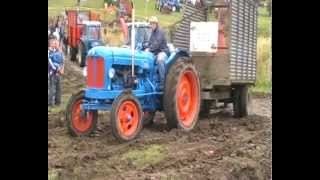 STUCK  Fordson Major and Silage Harvester [upl. by Nhoj]