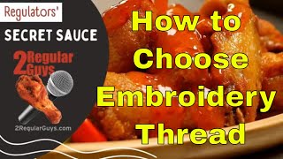 How to Choose Store and Manage Embroidery Thread – Essential Tips [upl. by Tortosa991]