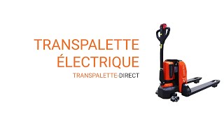 Transpalette électrique avec station de chargement  transpalettedirectfr [upl. by Perri36]