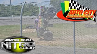 Monster Truck Nitro Tour Auto City Speedway 7132024 SHOW 1 [upl. by Karoline]