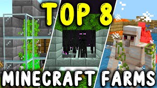 The BEST Minecraft Bedrock Farms [upl. by Bertine]