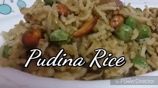 Pudina rice in tamil  புதினா சாதம்  Mint rice in tamil [upl. by Drawd645]