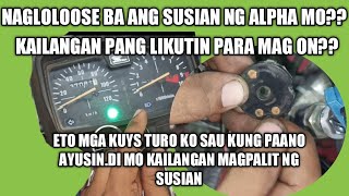 NAGLOLOOSE NA SUSIAN NG TMX 125 ALPHA PAANO AYUSIN [upl. by Otes644]