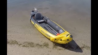 Intex Explorer K2 Inflatable Kayak  Florida fishing and other [upl. by Yltsew435]