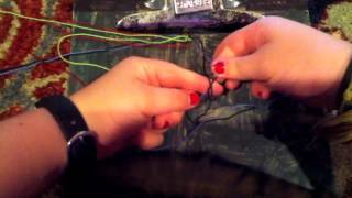 How to make friendship bracelets bordered techno pattern 59480 [upl. by Denna]