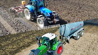 Bovengronds mest verspreiden amp onderwerken  Voorjaar 2024  Fendt 718 amp Agrimat  New Holland t6070 [upl. by Norvall663]