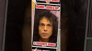 RONNIE JAMES DIO picks his 3 favourite rock bands dioshorts [upl. by Nohsad]